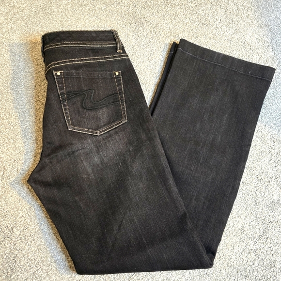 WHBM Blanc Black Classic Jeans Office Casual Fall Classy Cowgirl Western Chic - Picture 1 of 9